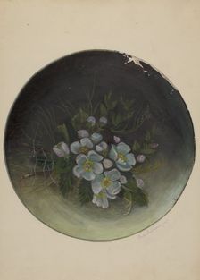 Pa. German Plate, 1937. Creator: Paul Lauterbach