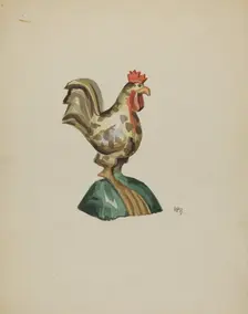 Pa. German Rooster, c. 1936. Creator: Raoul Du Bois