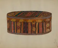 Pa. German's Bride's Box, c. 1936. Creator: Meyer Goldbaum