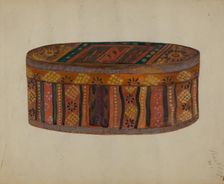 Pa. German's Bride's Box, c. 1936. Creator: Meyer Goldbaum