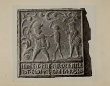 Pa. German Stove Plate, c. 1937. Creator: Charles Von Urban