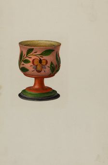 Pa. German Salt Cup, c. 1941. Creator: Charles Henning