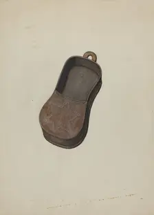 Pa. German Shoemaker's Peg Box, c. 1940. Creator: Elmer R. Kottcamp
