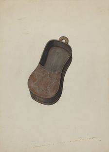 Pa. German Shoemaker's Peg Box, c. 1940. Creator: Elmer R. Kottcamp