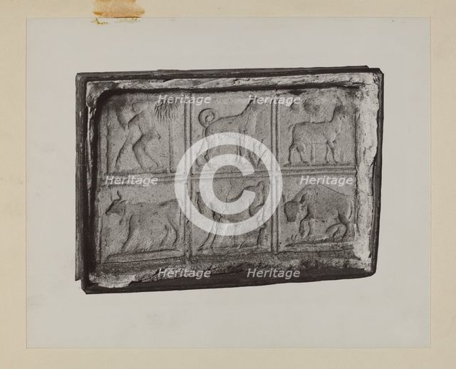 Pa. German Springele Mold, 1935/1942. Creator: Charles Von Urban.