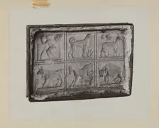 Pa. German Springele Mold, 1935/1942. Creator: Charles Von Urban