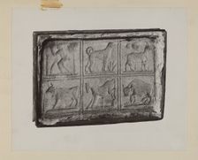 Pa. German Springele Mold, 1935/1942. Creator: Charles Von Urban
