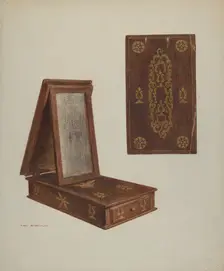Pa. German Toilet Box, c. 1939. Creator: Carl Strehlau
