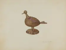 Pa. German Toy Bird, 1935/1942. Creator: Charles Garjian
