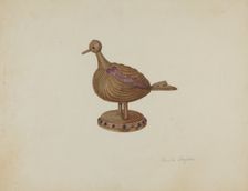 Pa. German Toy Bird, 1935/1942. Creator: Charles Garjian