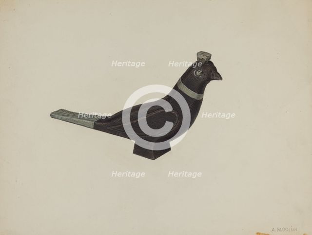 Pa. German Toy Bird, 1935/1942. Creator: Arsen Maralian.
