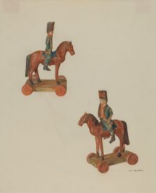 Pa. German Toy Soldier, 1935/1942. Creator: Carl Strehlau