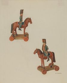 Pa. German Toy Soldier, 1935/1942. Creator: Carl Strehlau