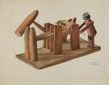 Pa. German Toy Stamping Mill, 1935/1942. Creator: Frances Lichten