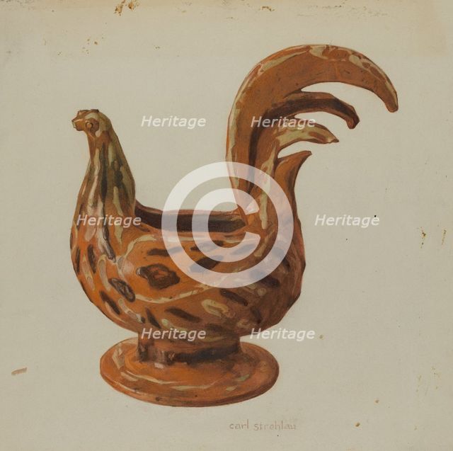 Pa. German Water Whistle, c. 1938. Creator: Carl Strehlau.