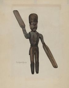 Pa. German Weather Vane, 1935/1942. Creator: Elmer K Kottcamp