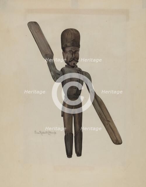 Pa. German Weather Vane, 1935/1942. Creator: Elmer K Kottcamp.