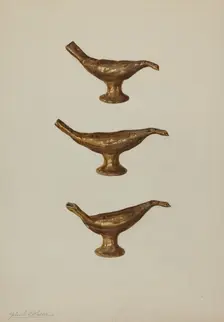Pa. German Whistle, c. 1939. Creator: Yolande Delasser