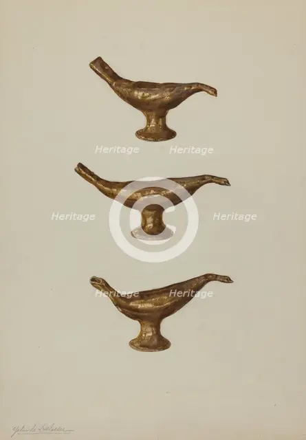 Pa. German Whistle, c. 1939. Creator: Yolande Delasser.