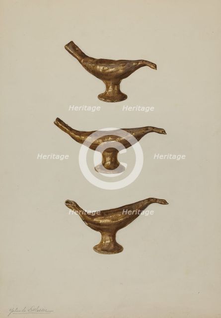 Pa. German Whistle, c. 1939. Creator: Yolande Delasser.