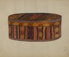 Pa. German's Bride's Box, c. 1936. Creator: Meyer Goldbaum