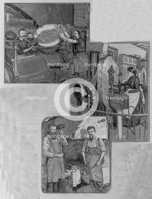 Pa. - Philadelphia - U.S. Mint - full page from Demorest's Family Magazine article of oper..., n.d. Creators: WH Hyatt, Frances Benjamin Johnston.