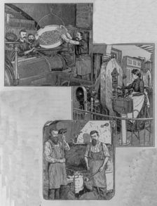 Pa. - Philadelphia - U.S. Mint - full page from Demorest's Family Magazine article of oper..., n.d. Creators: WH Hyatt, Frances Benjamin Johnston