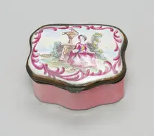 Patch Box, Bilston, c. 1785/1800. Creator: Unknown