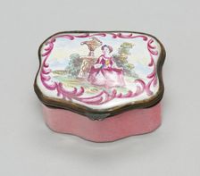 Patch Box, Bilston, c. 1785/1800. Creator: Unknown