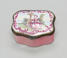 Patch Box, Bilston, c. 1785/1800. Creator: Unknown