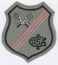 Patch for the International Lawn Tennis Club of the United States, 1980. Creator: Unknown