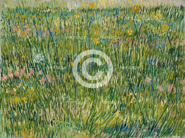 Patch of grass. Artist: Gogh, Vincent, van (1853-1890)