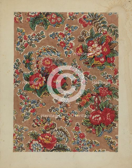 Patchwork Bedspread, c. 1936. Creator: Frances Lichten.