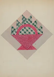 Patchwork Pattern, c. 1936. Creator: Evelyn Bailey