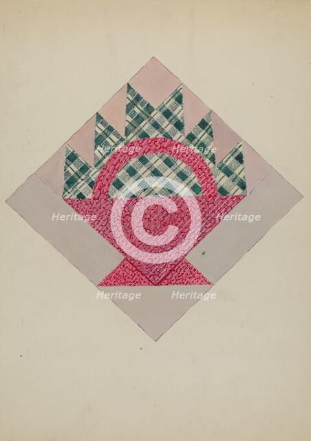 Patchwork Pattern, c. 1936. Creator: Evelyn Bailey.