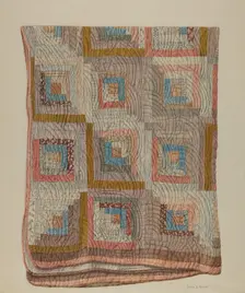 Patchwork Quilt, 1935/1942. Creator: Alois E. Ulrich