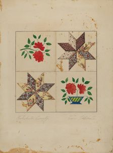 Patchwork Quilt, 1935/1942. Creator: Daniel Fletcher