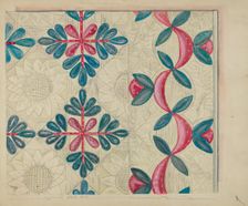Patchwork Quilt, 1935/1942. Creator: Ella Josephine Sterling