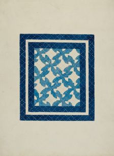 Patchwork Quilt, 1935/1942. Creator: Genevieve Sherlock