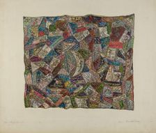 Patchwork Quilt, 1935/1942. Creator: Florence Truelson