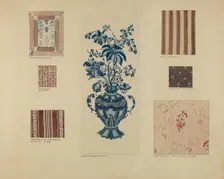 Patchwork Quilt, c. 1936. Creator: Millia Davenport