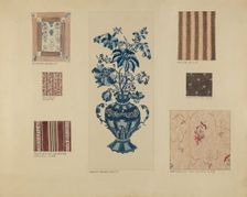 Patchwork Quilt, c. 1936. Creator: Millia Davenport