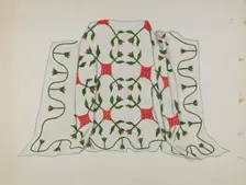 Patchwork Quilt, c. 1936. Creator: Ellen Duncan