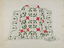 Patchwork Quilt, c. 1936. Creator: Ellen Duncan