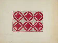 Patchwork Quilt, c. 1936. Creator: Irene Schaefer