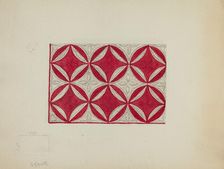 Patchwork Quilt, c. 1936. Creator: Irene Schaefer