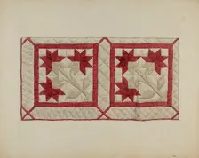 Patchwork Quilt, c. 1936. Creator: Paul Ward