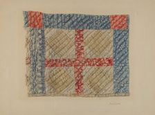 Patchwork Quilt, c. 1938. Creator: Alois E. Ulrich
