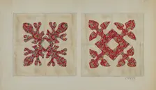 Patchwork Squares, c. 1941. Creator: Charlotte Angus