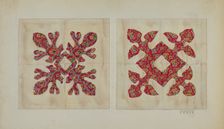 Patchwork Squares, c. 1941. Creator: Charlotte Angus